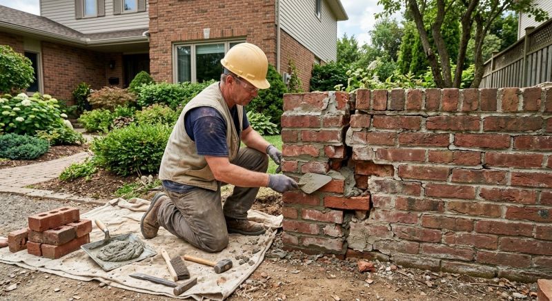 Brick Fence Repair in Orlando, FL