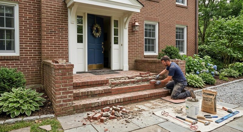 Brick Flatwork Repair in Oviedo, FL