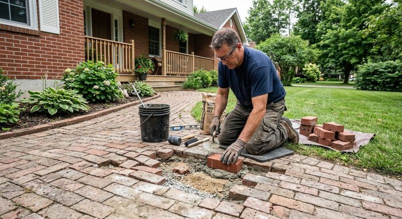 Brick Flatwork Repair in Windermere, FL