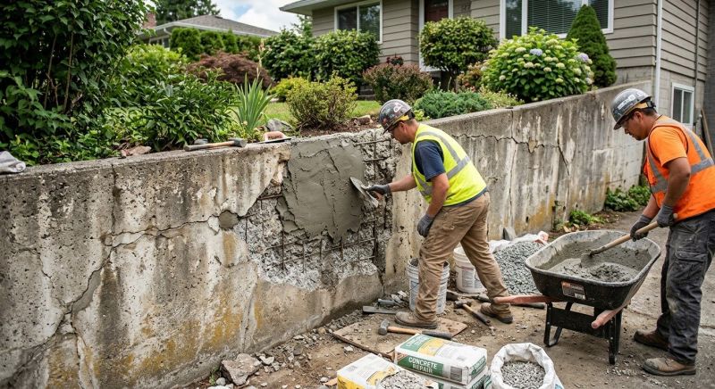 Brick Retaining Wall Repair in Orlando, FL