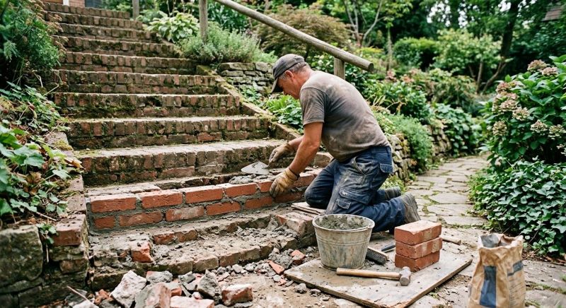 Brick Stairs Repair in Saint Cloud, FL
