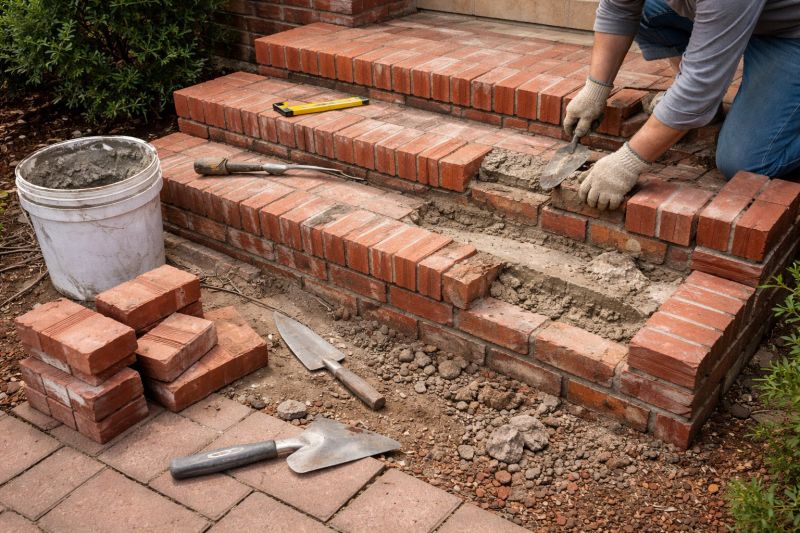 Brick Stairs Repair in Winter Garden, FL