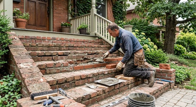 Brick Stairs Repair in Winter Springs, FL