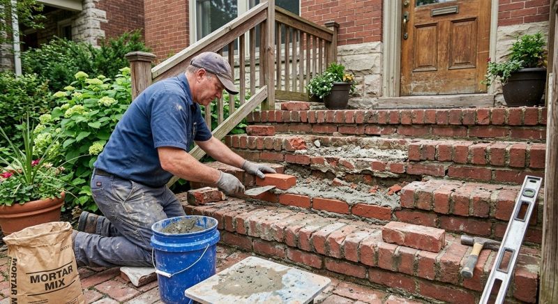 Brick Stoop Repair in Orlando, FL