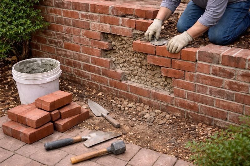 Brick Wall Repair in Seminole County, FL