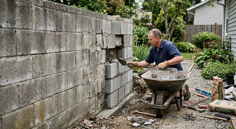 Cinder Block Repair in Orlando, FL