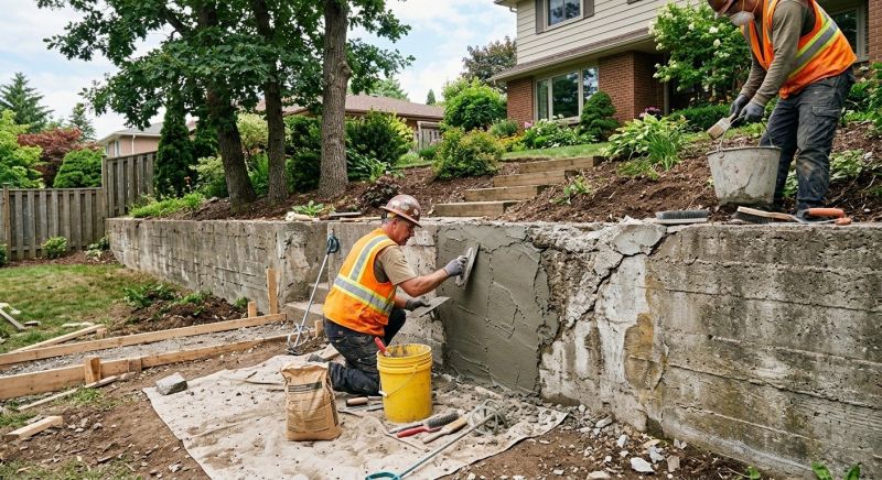 Retaining Wall Repair in Maitland, FL