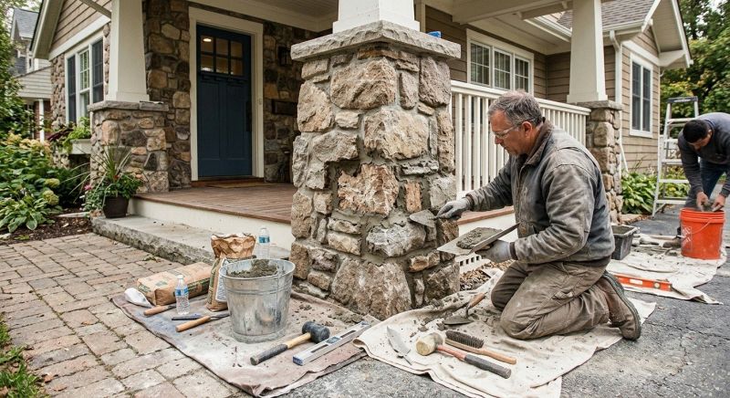 Stone Column Repair in Orlando, FL