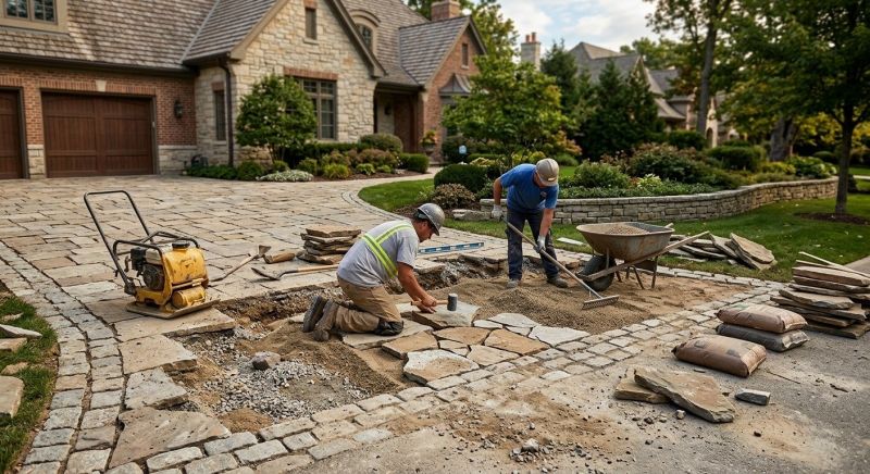 Stone Driveway Repair in Orlando, FL