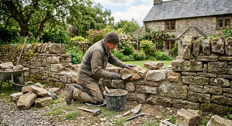 Stone Wall Repair in Altamonte Springs, FL
