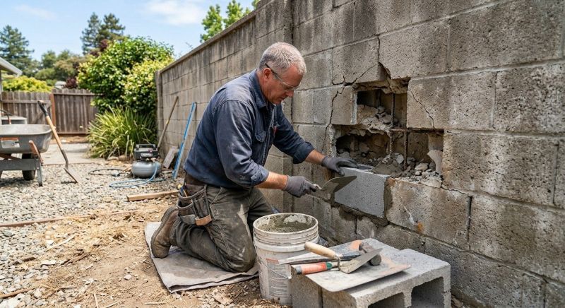 Stone Wall Repair in Winter Park, FL